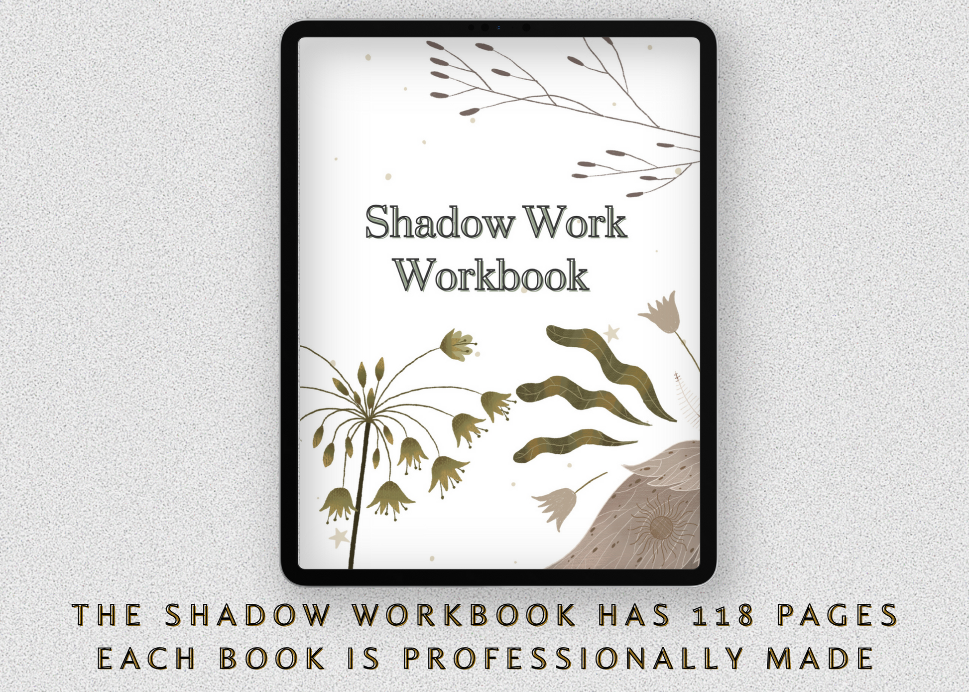 Digital Shadow Work Journal- Dark Mode  Mental Health Journal For  Goodnotes And Notability – Pink Berry Digital