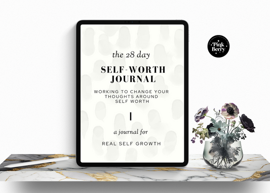 PLR Self Worth Digital Workbook For Coaches And Publishers- 94 Page Goodnotes Digital Workbook