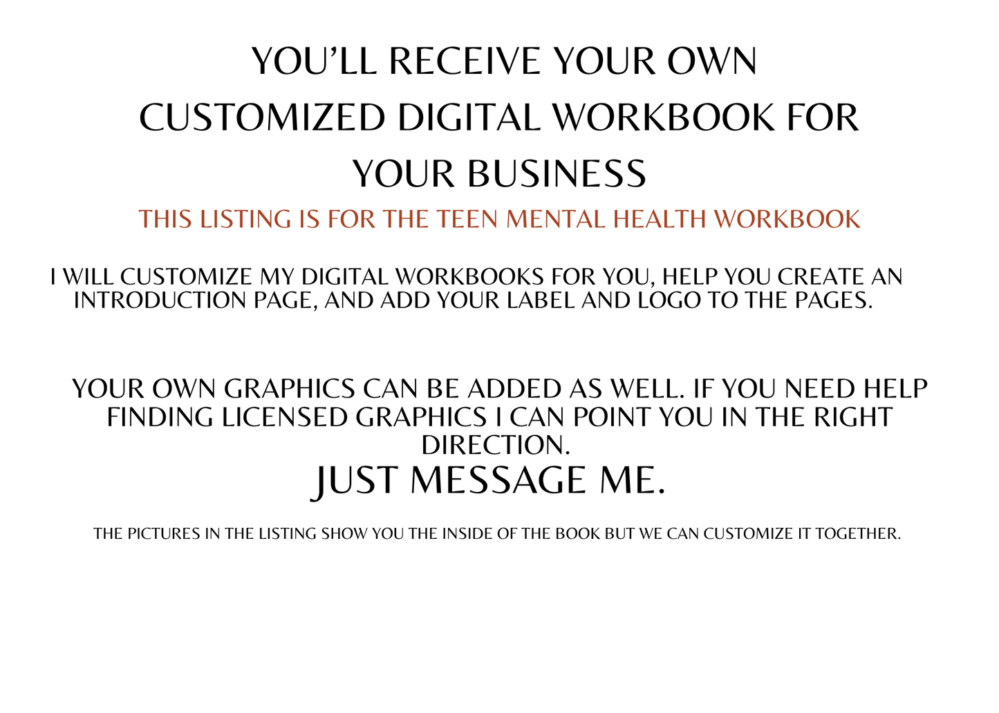 Custom Digital Love Worth Workbook- For Goodnotes,- Full Customization For Your Business- Done For You Digital Product- PLR Custom Projects