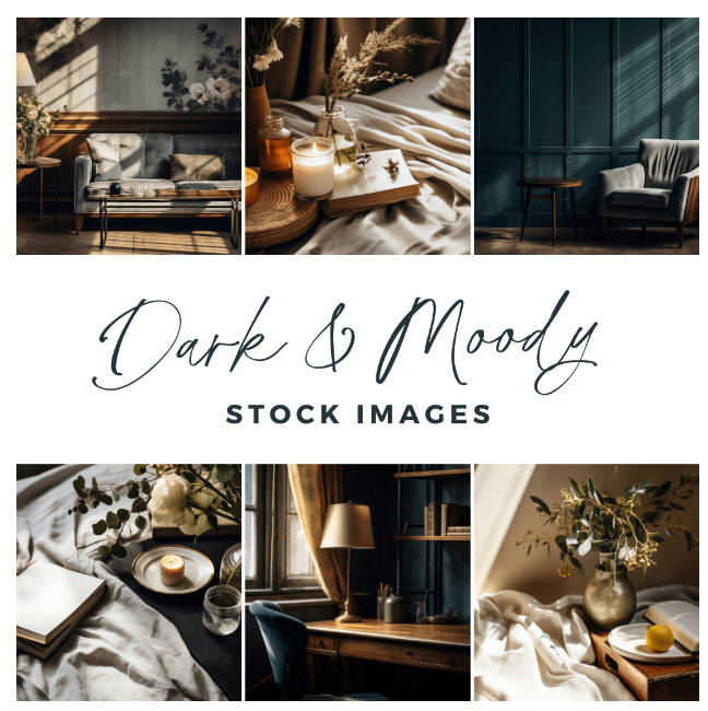 Lifestyle Stock Photos Bundle -9 Photos- Dark And Moody Stock Photo Collection PLR