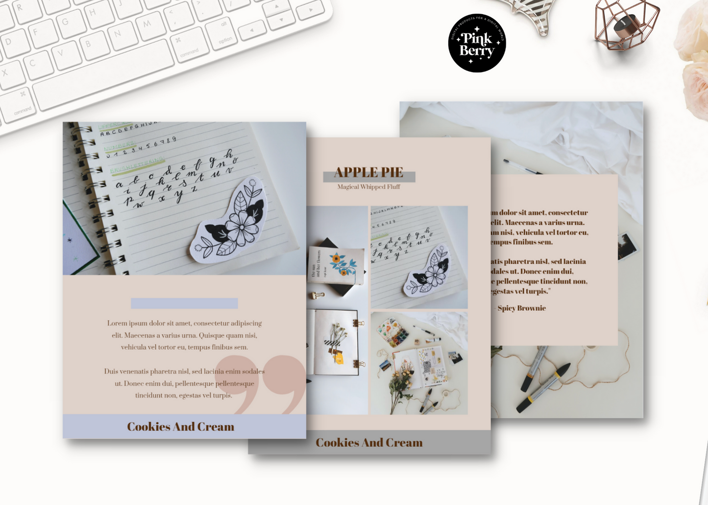 Editable Ebook Template | Printable Workbook Template | Coaching Templates | Canva Templates -11 Page Ebook Plus 6 Instagram Post Templates- PLR Editable Content
