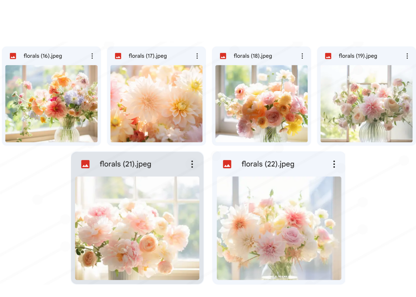 Floral Stock Photo Bundle - 22 Pastel Florals Photos- Specialty Stock Photos PLR (For Your Use Only )