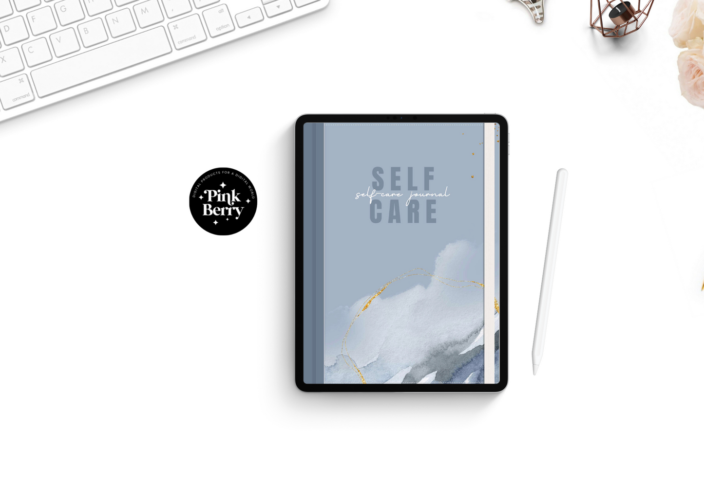 PLR Digital Self Care Journal, Self Care Planner, Wellness journal For Commercial Use Media 1 of 5