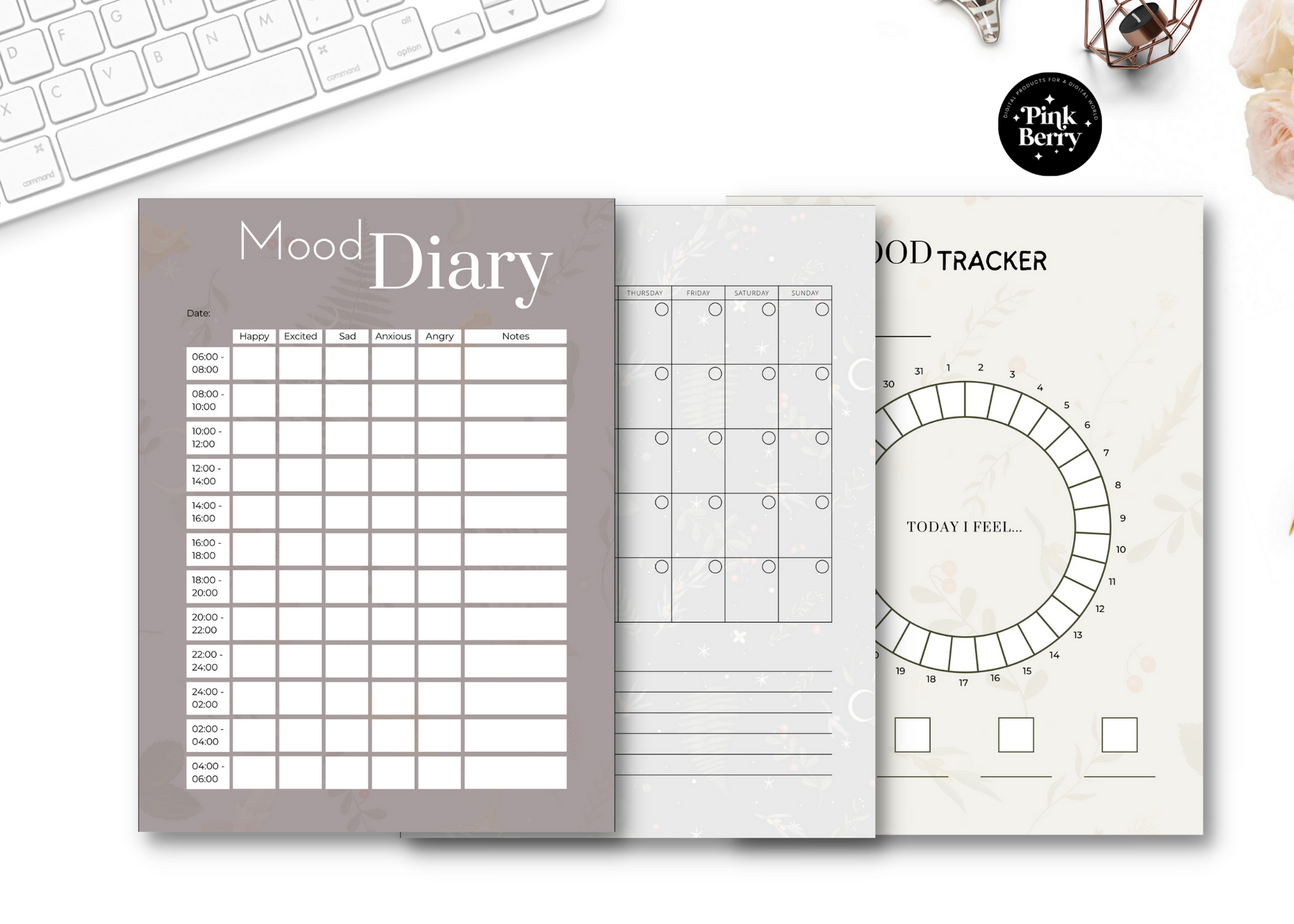 PLR Commercial Use Printable Secrets Journal - 12 Templates | Printable Journals | Printable Diary