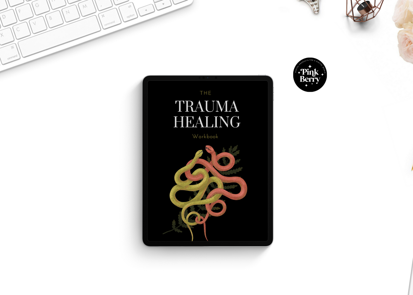 Digital Trauma healing Workbook- Dark Mode | Mental Health Journal | Journaling Prompts | Personal Development | Trauma Healing Workbook