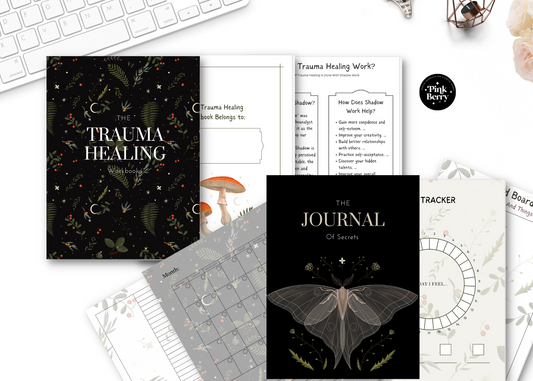Printable Trauma Healing Workbook and Printable Journal 
