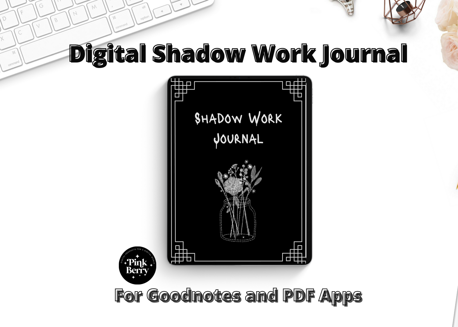 Shadow Work Journal- Dark Mode | Mental Health Journal Media 1 of 8
