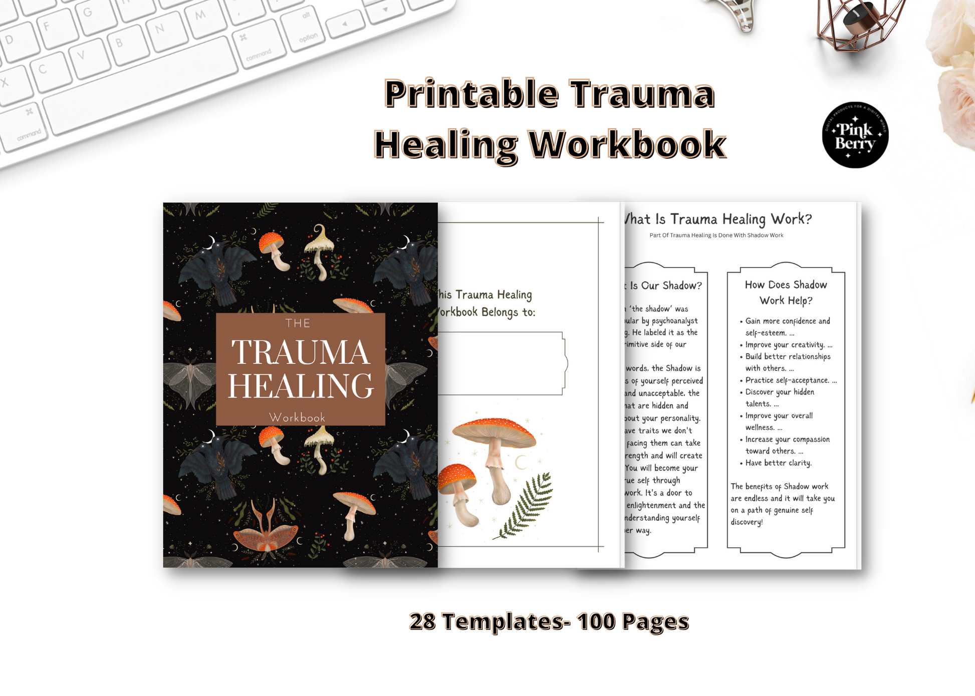 Trauma Healing Printable Workbook+Printable Journal 