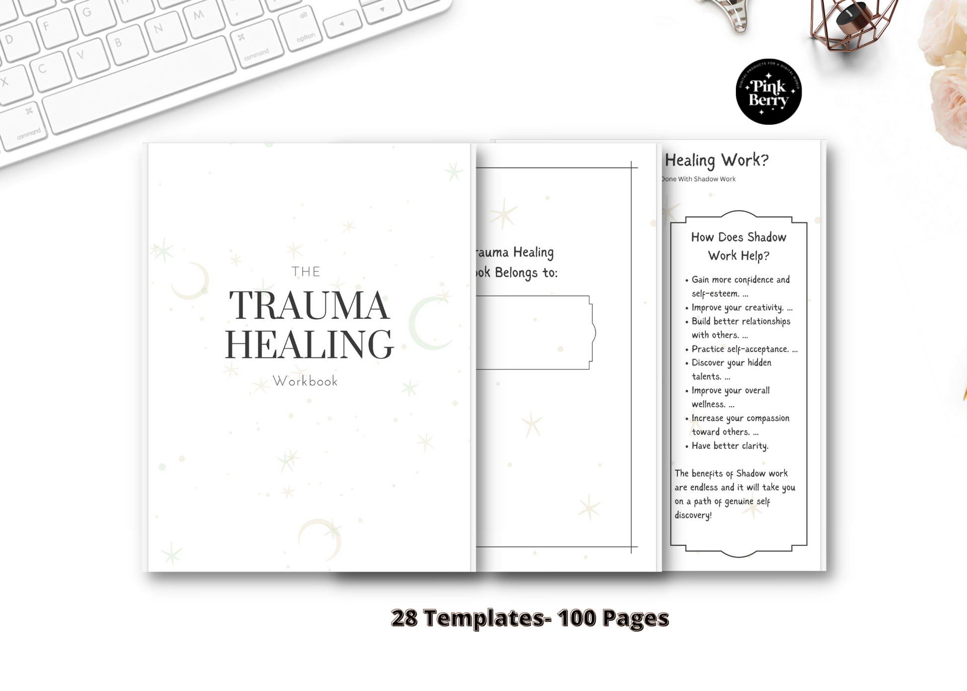 PLR Trauma Healing Workbook Printable- 