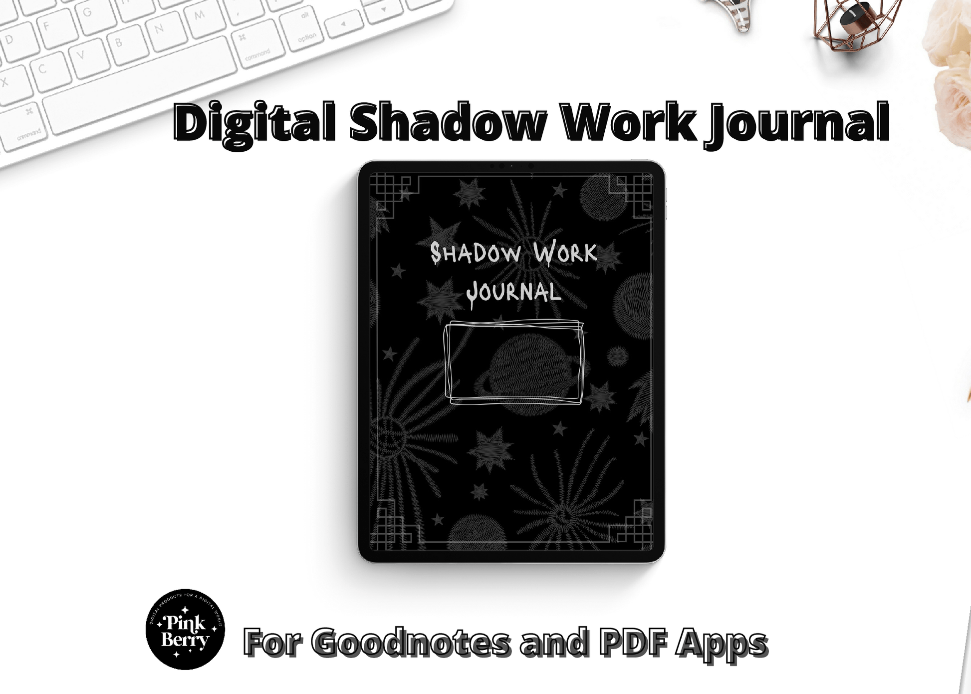 Digital Shadow Work Journal- Dark Mode | Mental Health Journal