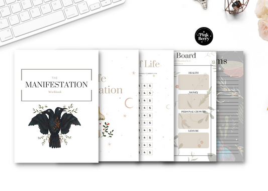 Printable Manifest journal- law of attractions printable 41 templates
