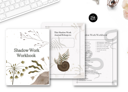 Printable Shadow Work Workbook | 118 Page Printable | 33 Templates For Shadow Work/ Trauma Healing- Mental Health Printables