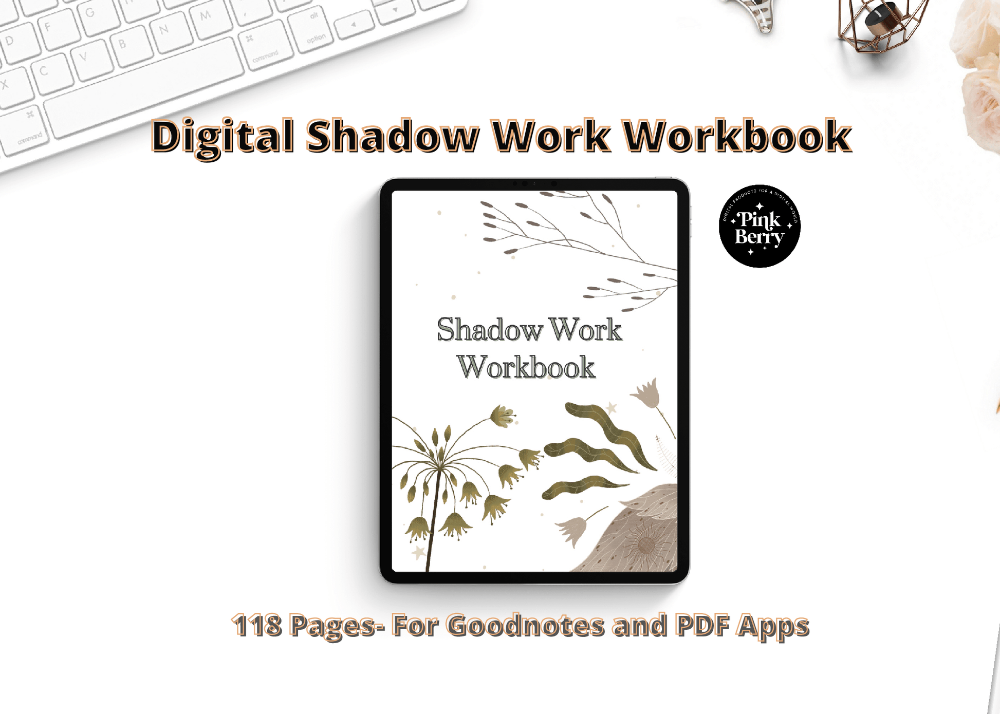 DIGITAL PLANNER/WORKBOOK, SHADOW WORKBOOK FOR GOODNOTES AND NOTABILITY 